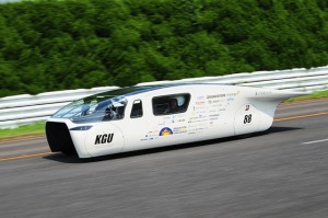 Newly developed solar car OWL * Quoted from the source