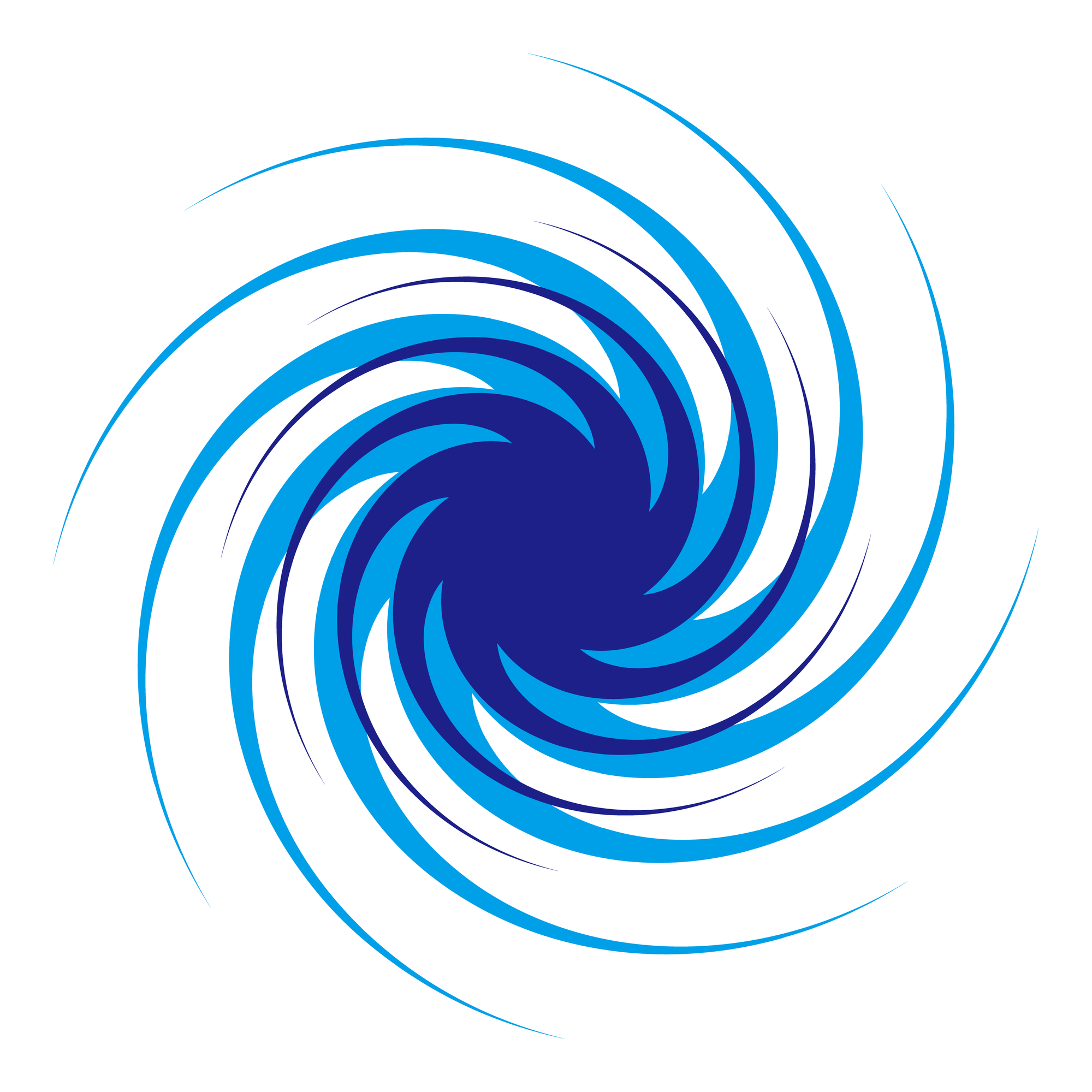 The giant vortex of the bacterial population always turns