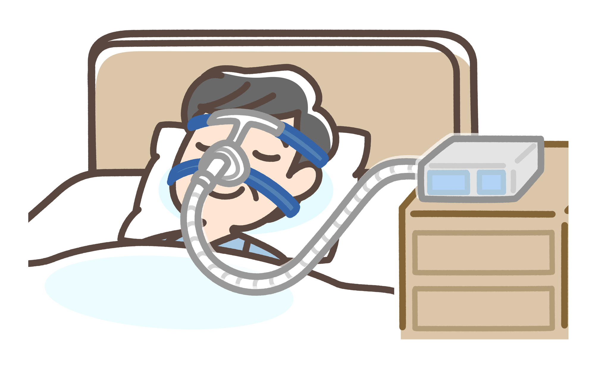 Weight loss support by remote monitoring for sleep apnea patients